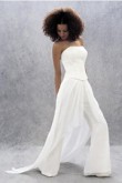 Hot Sale Strapless bridal jumpsuit for wedding so-099