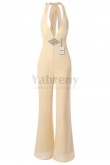 Yabreny Bridal Jumpsuits with Crystal Deep-V Neck Champagne BP111702-1