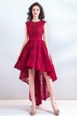 Yabreny Hot Sale Rose Red Homecoming dresses Front Short Long Back Prom Dresses TSJY-013