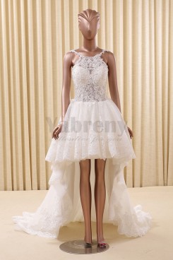 2020 Dressy New arrival Lovely High-low Wedding dresses wd-010