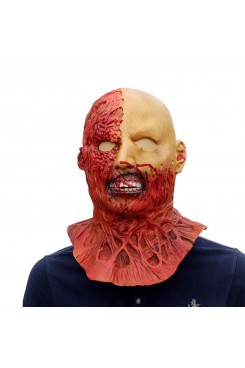 Halloween Masks Moive Darkman Latex Bloody Scary Extremely Disgusting Full Face Mask Costume Party