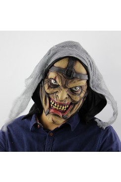 Halloween Wizard Mask Latex Ghost Mask Terrorist Zombie Haunted