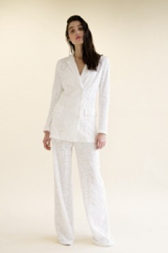 Lace Bridal Pant suit 3-PC Modern Fashion Wedding pants dress so-119