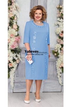 Plus Size Mother Of the Bride Dress, Sky Blue Custom-made Vestidos de mujer mps-612-3