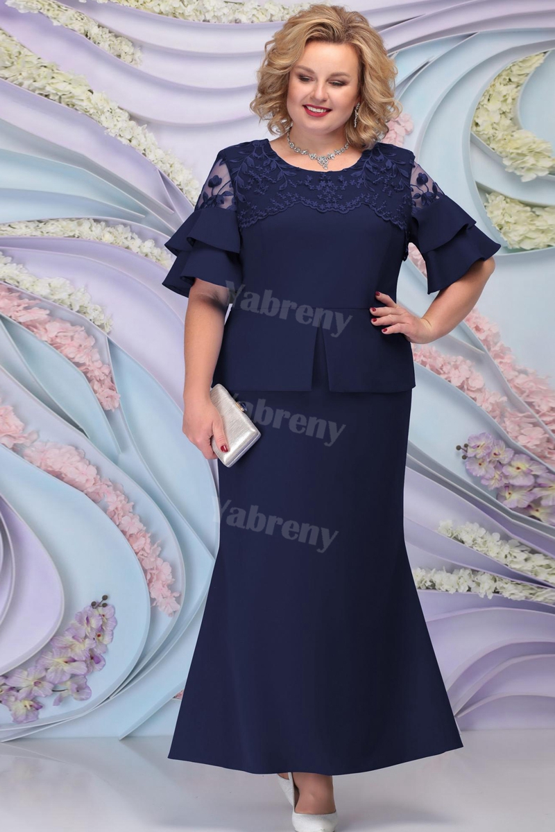 New Arrival Burgundy Ankle-Length Mother of the bride Dresses mps-454-2 ...
