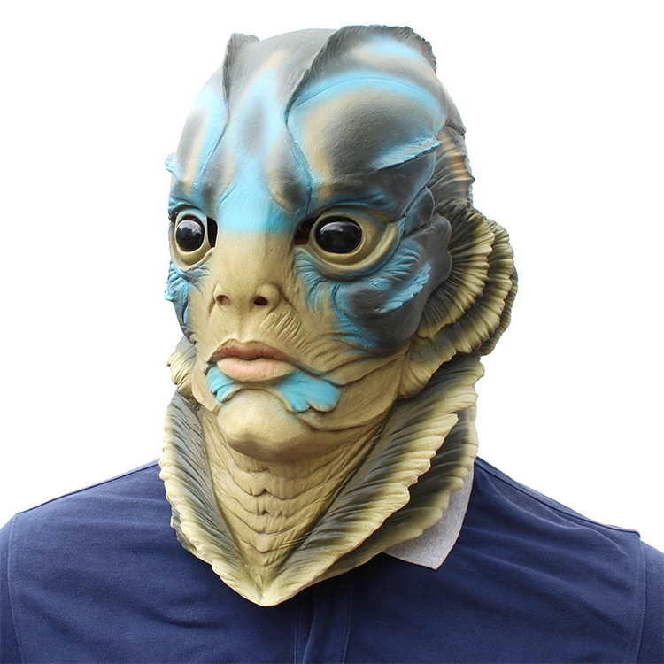 The Shape of Water Headgear Cosplay Fish Face Masks for ...